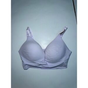 NWT PINK Victoria's Secret Wireless Push Up Bra Lavender S DD Cup
